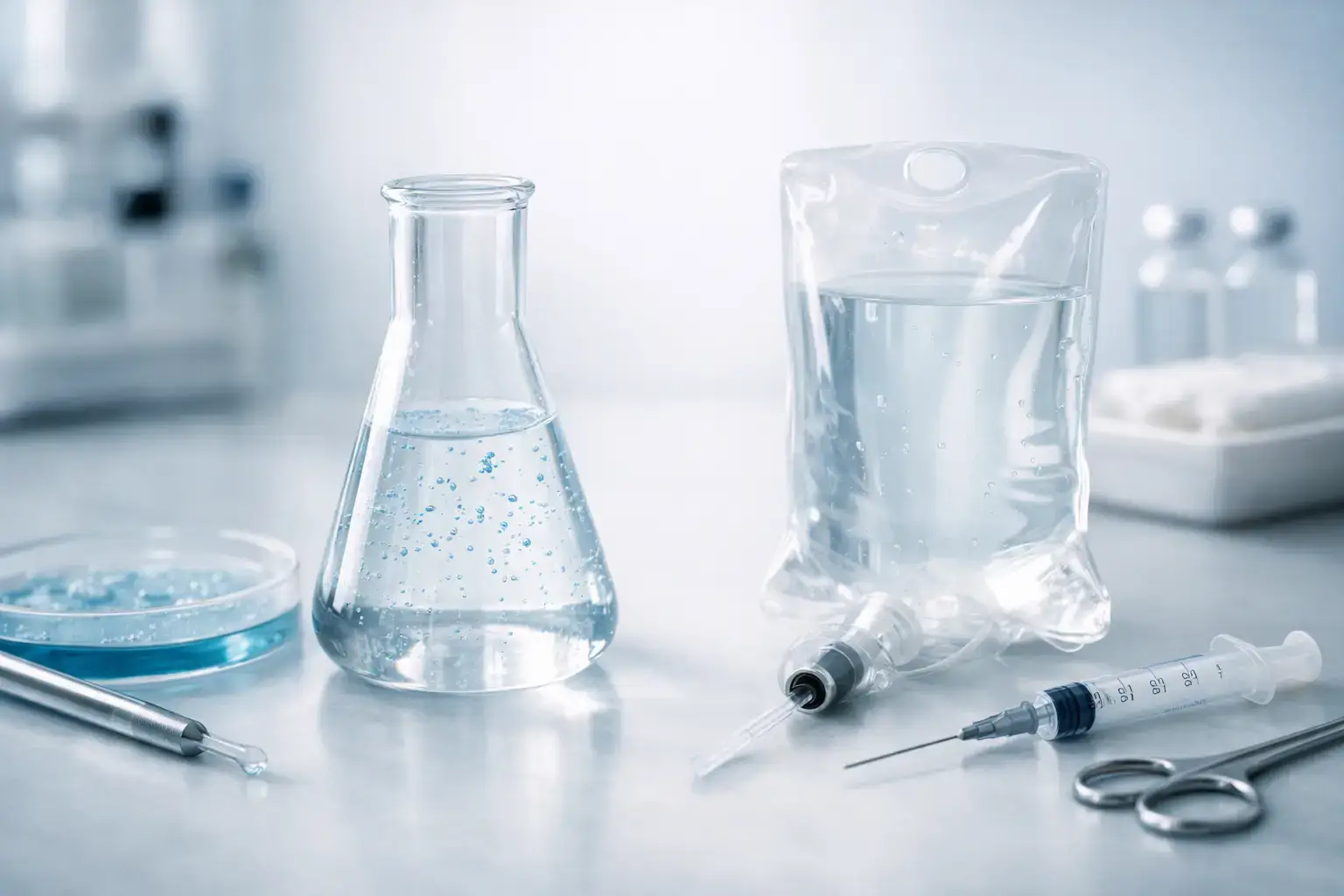 Antibacterieel water of steriel water?