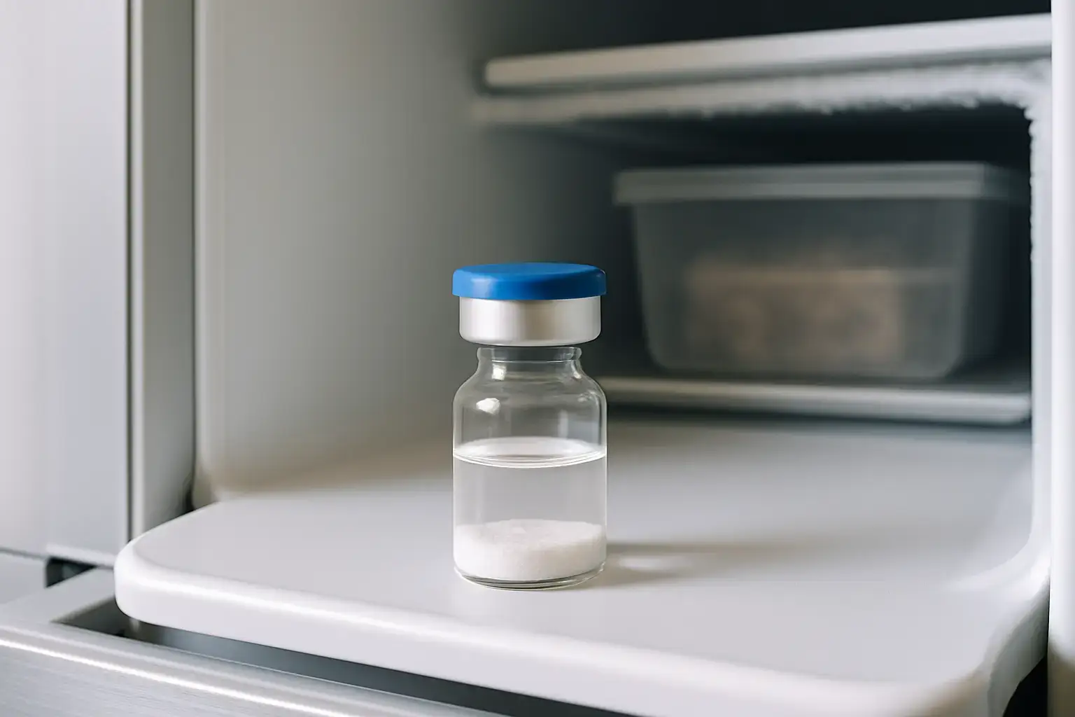 Peptides bewaren: koelkast of vriezer?