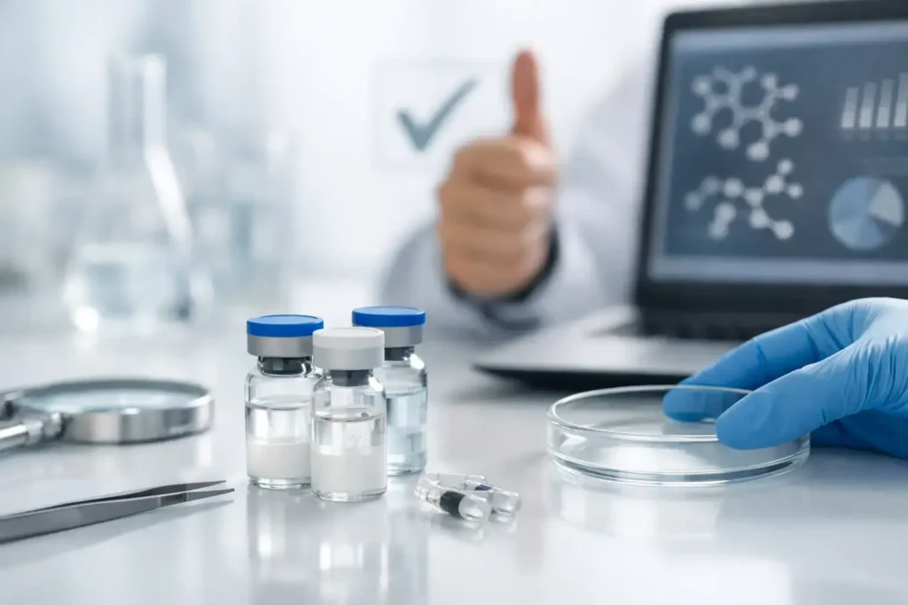 Peptide webshop met kwaliteitsgarantie kiezen