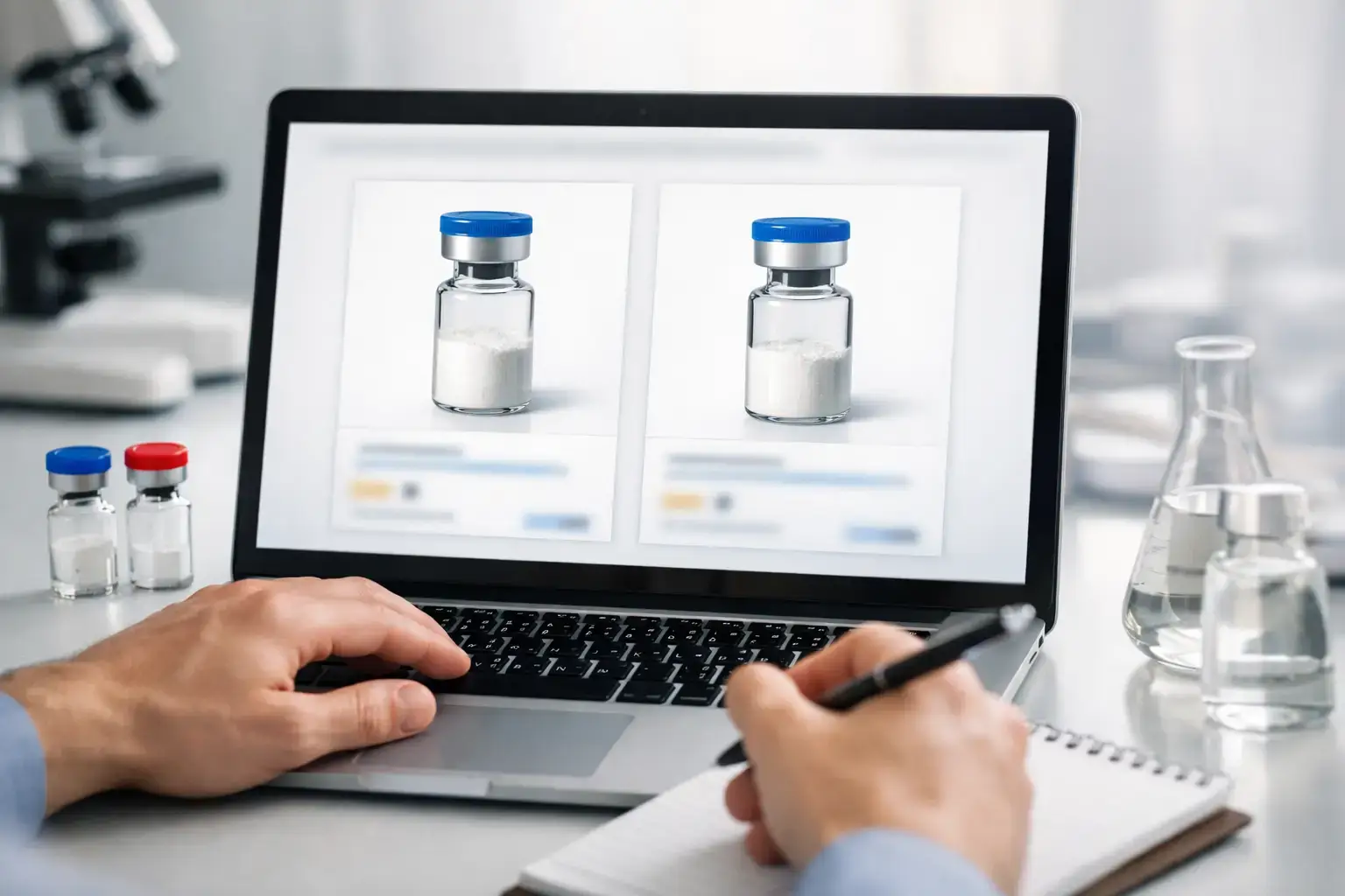 Hoe peptides online vergelijken zonder missers